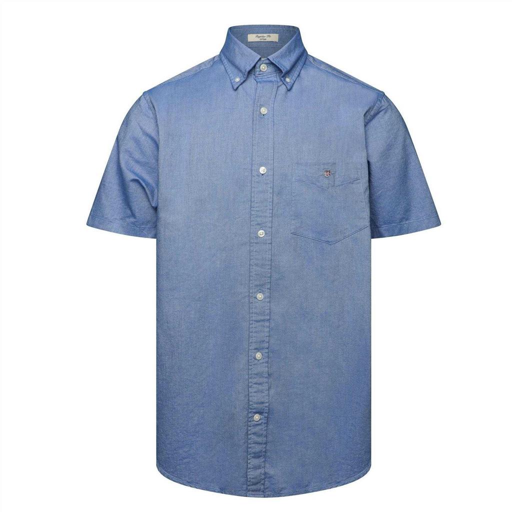 Gant Mens Oxford Regular Short-Sleeved Shirt