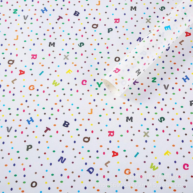 Festive Floral Kraft Wrapping Paper for Christmas & Birthday Gifts