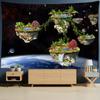 Island In the Stars Tapestry Wall Hanging Bohemian Aesthetics Nature Landscape Art Home Dorm Living Room Decor