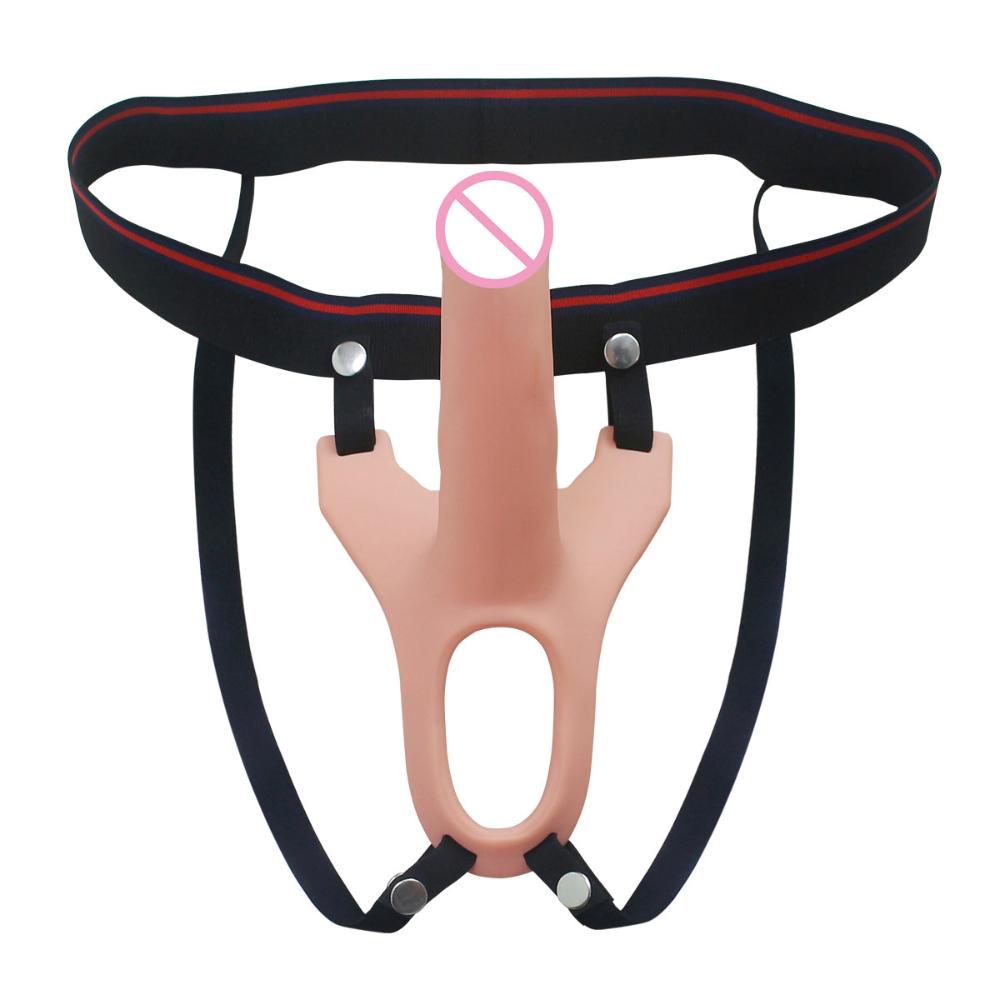 Elastic Harness Hollow Strap-On Penis Extended Dildo Strapon Panties Male Sexy Products Sex Toys for Men Adults 18 Couples Shop