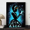 Diamond Painting Cinderella Magical Silhouette Themed Decorative Painting Mosaic Handicraft Hobby DIY Gift Home Decoration Embroidery