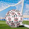 National Football Crest Printed Size 5 Soccer Balls, Anti-Slip, Protective Football, Outdoor Sport, a Unique Gift Suitable for Him/her, Birthday