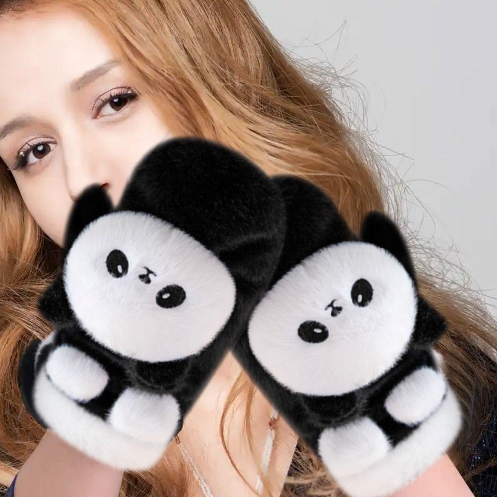 

Подарункова плюшева рукавичка Cute Panda Winter Glove Велосипедні рукавиці