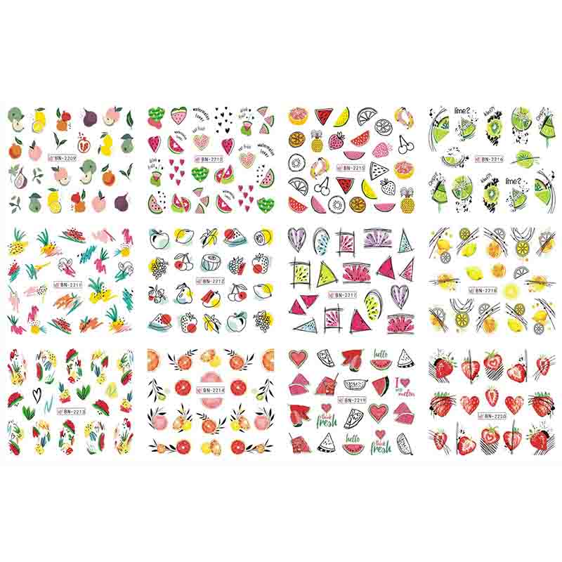 

12 стилей, наклейка для переноса воды, английский абстрактный слайдер, украшение для переноса изображения