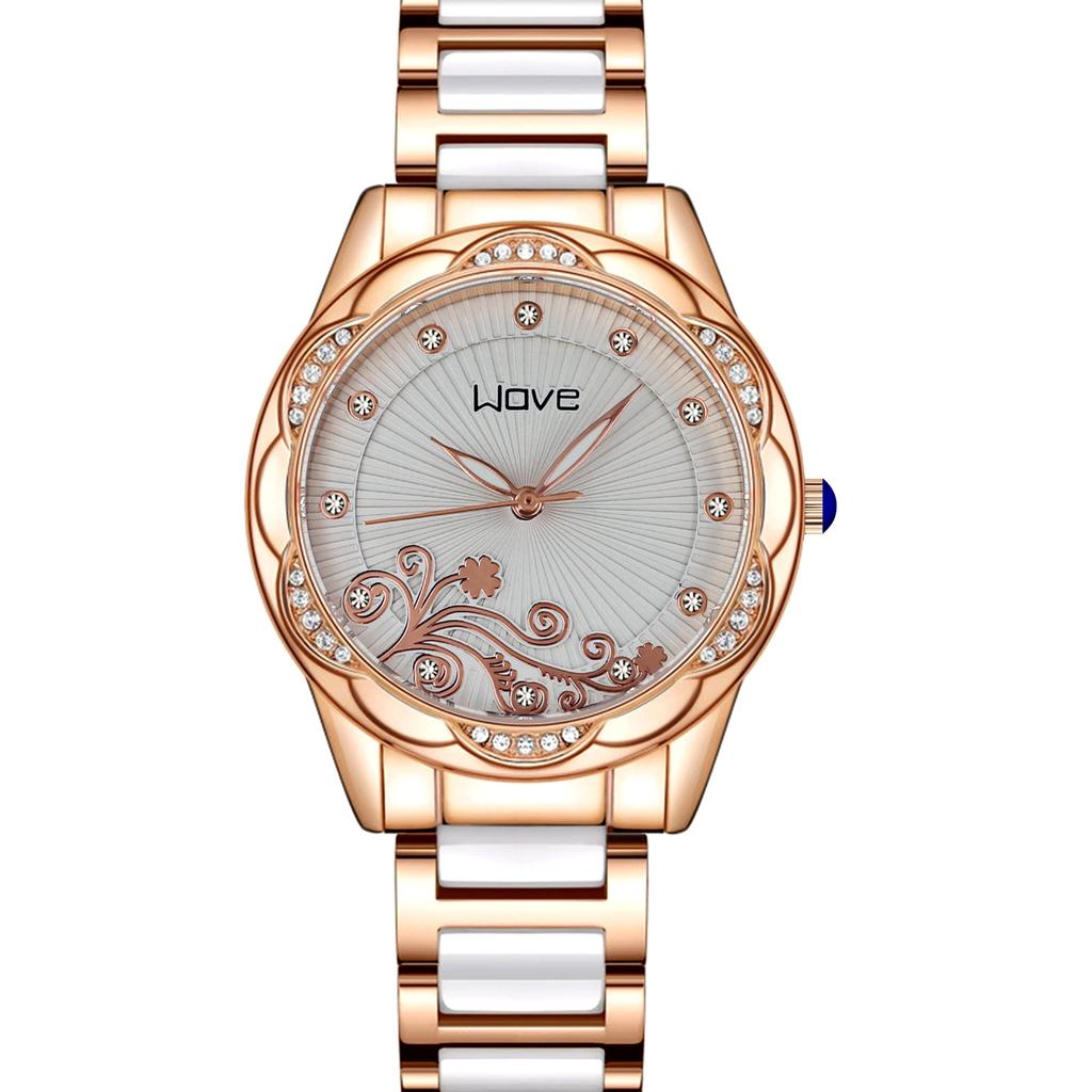 Free Shipping For A Limited Time, Women'S Non-Mechanical Watch With Diamonds, Imitation Ceramic Quartz Watch, Women'S Simple Temperament Luminous