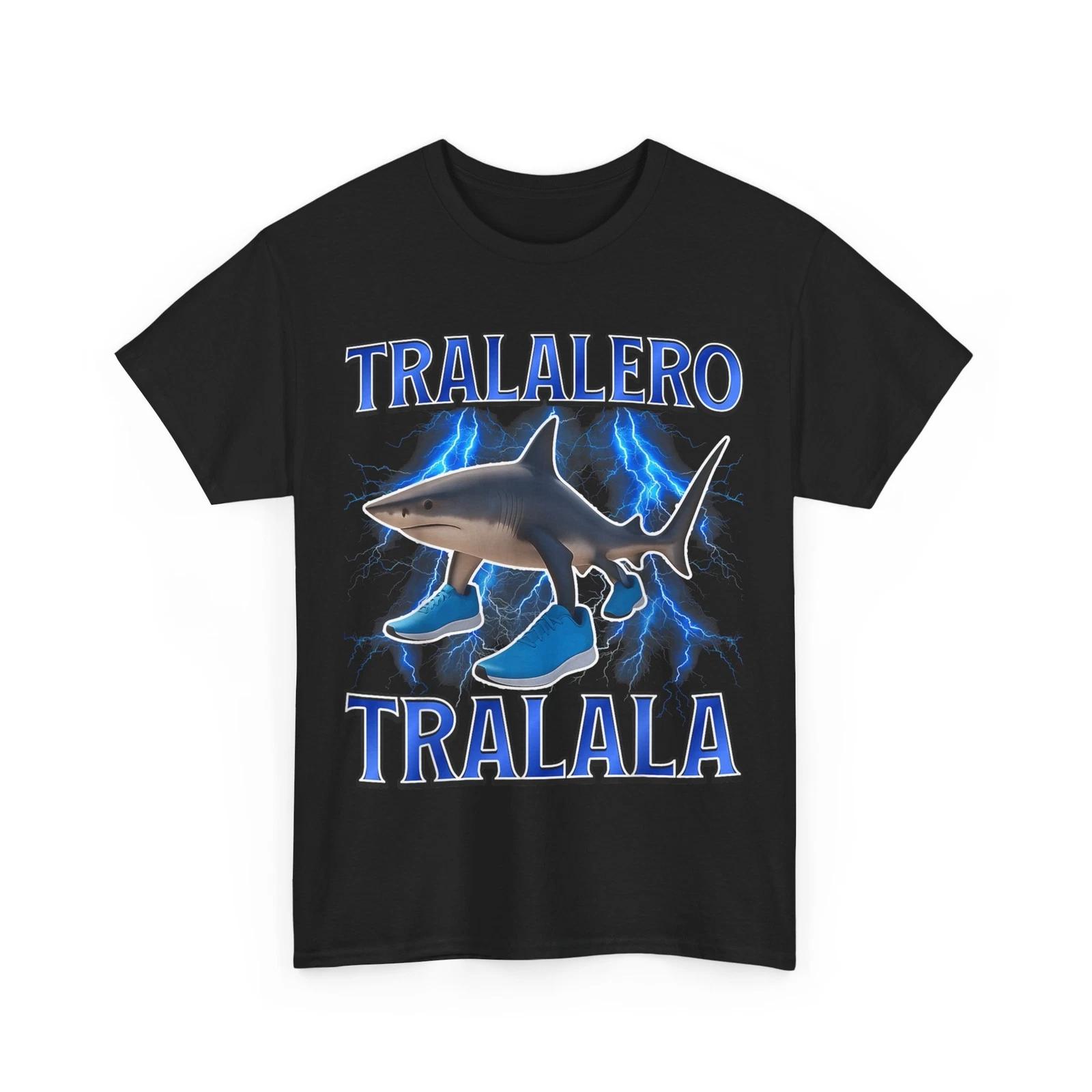 

Tralalero Tralala Shirt, Funny Italian Brainrot Meme T-Shirt S