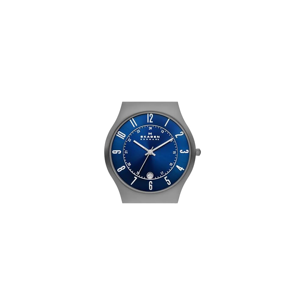 GRENEN Titanium and Gray Steel Mesh Watch