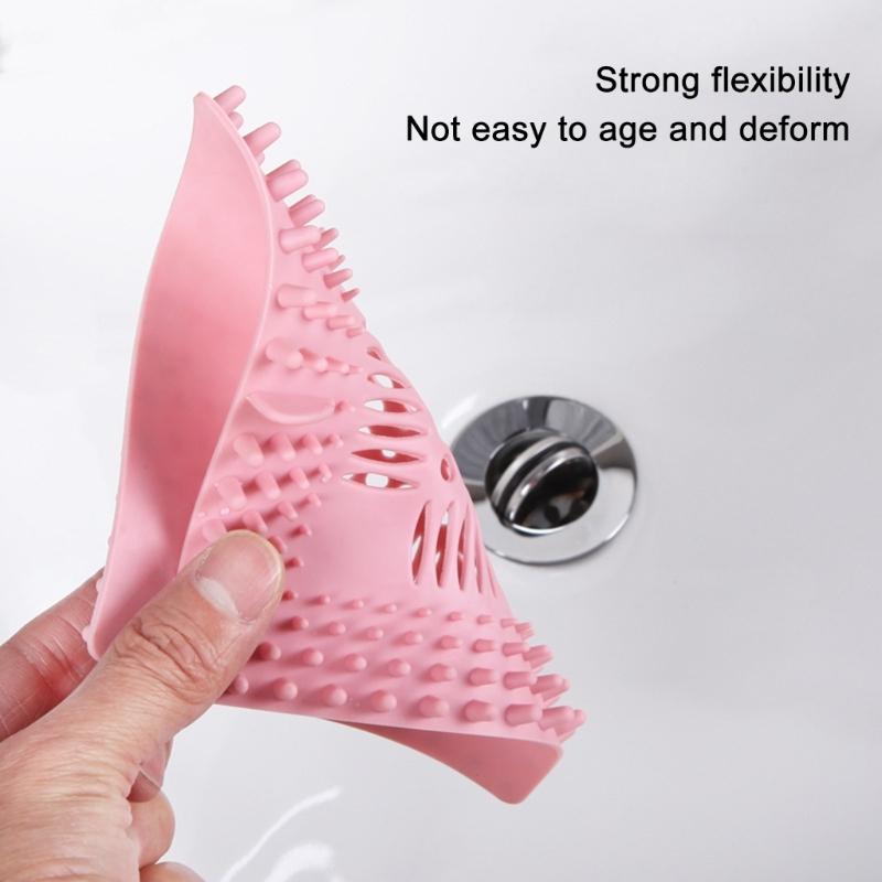Multiple Color Hair Stoppers Portable Accessory for Shower Drain 5 Pack Sturdy Plastic Easy to Installion Bathroom