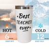1pc Tumbler 20oz Stainless Steel Car Mug with Handle Straw Double Wall Thermal Iced Travel Cup Vacuum Insulated Coffee Cup