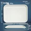 777 White Melamine Commercial Square Serving Trays