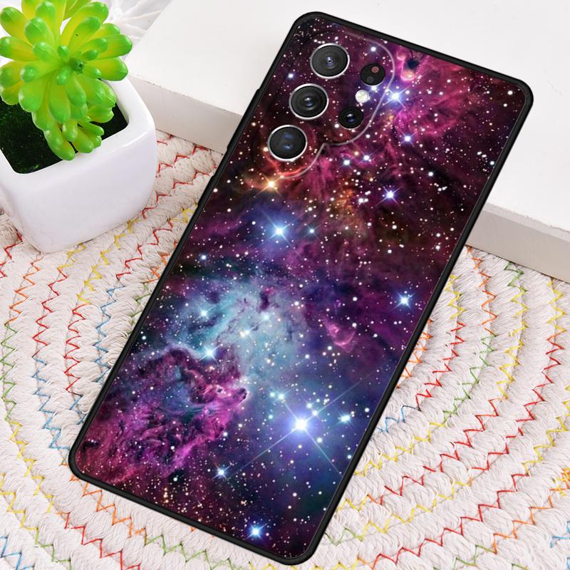 Outer Space Silicone Phone Case For Samsung Galaxy Note 10 Pro S26 S25 S24 S23 S22 S21 Plus S25Ultra Capa Cover