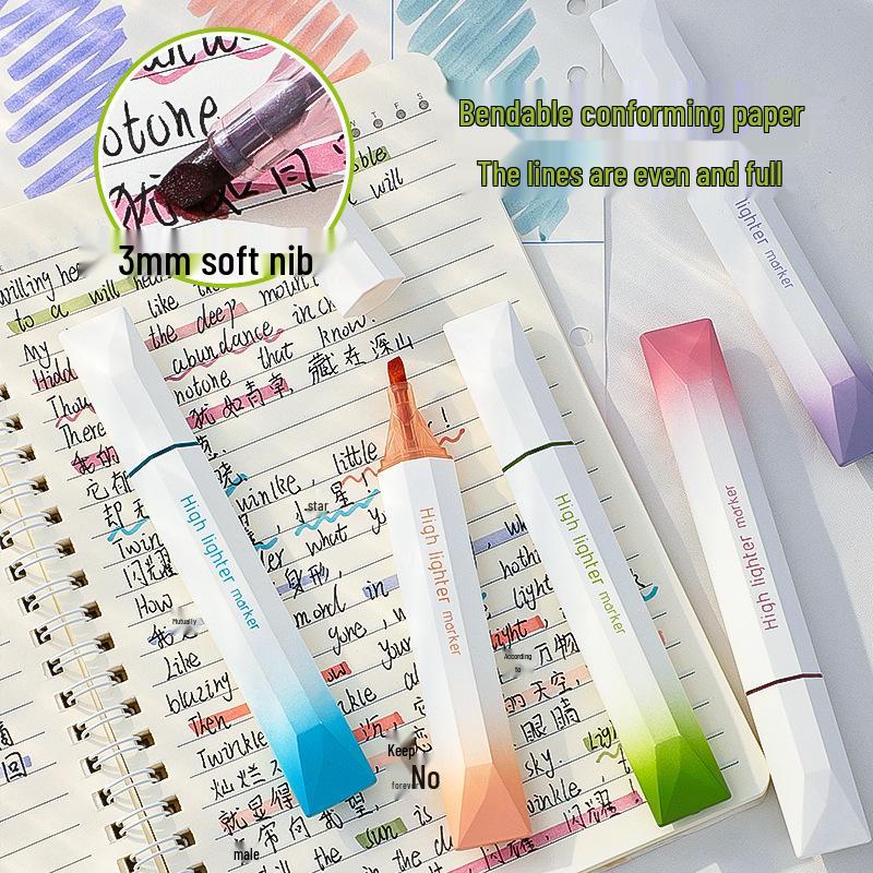 Eye-Protective Highlighters: Fluorescent Marker Pen for Student Planners and Journals