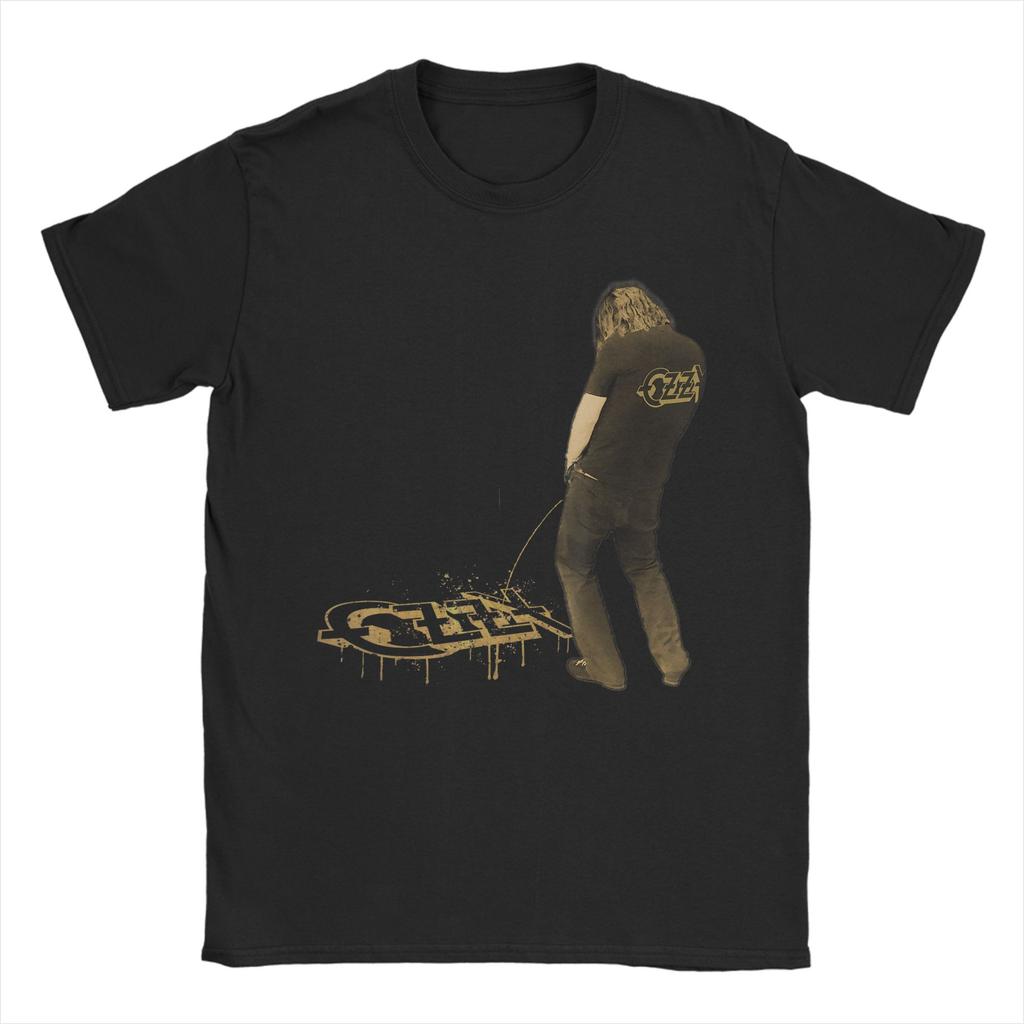 Mens TShirts Ozzy Osbourne Patient Number 9 Leisure Pure Cotton Tees Short Sleeve T Shirts Round Collar Clothing Plus Size