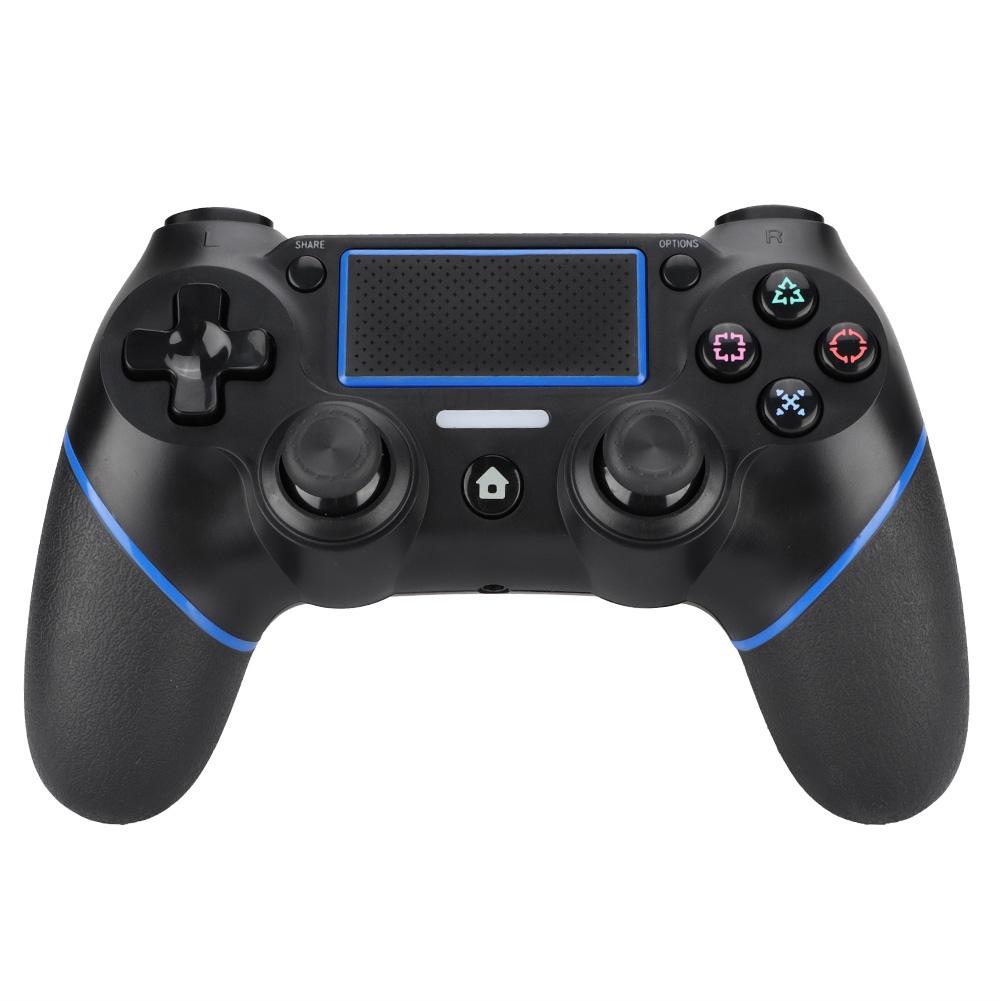 Bezdrátový herní ovladač PS43 ABS černá Klasický ergonomický vzhled