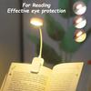 Eye Protection LED Desk Lamp with 3 Lighting Modes Rechargeable Night Light Adjustable Reading Light Bedroom Clip-Type for Bedside Student Dormitory
