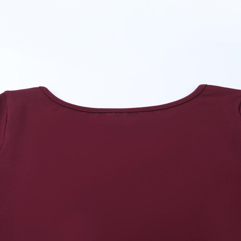 European Style Women's Winter Long Sleeve Lace Patchwork Bodycon Dress