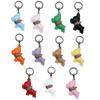 Mini French Bulldog PU Leather Keychain Lovely Designing Pendant Keyring Hanging Ornament for Car Key and Bags