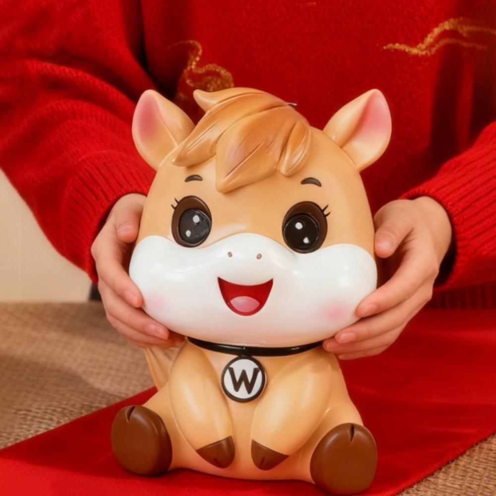 Anti-Fall Pferdejahr Sparschwein Spardose Pferde-Sparschwein Ornament Heimdekoration
