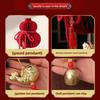 1PC New Year's Decorative Items, Origami Honeycomb Gourd Lantern Holder, Chinese Three-dimensional Spring Pendant