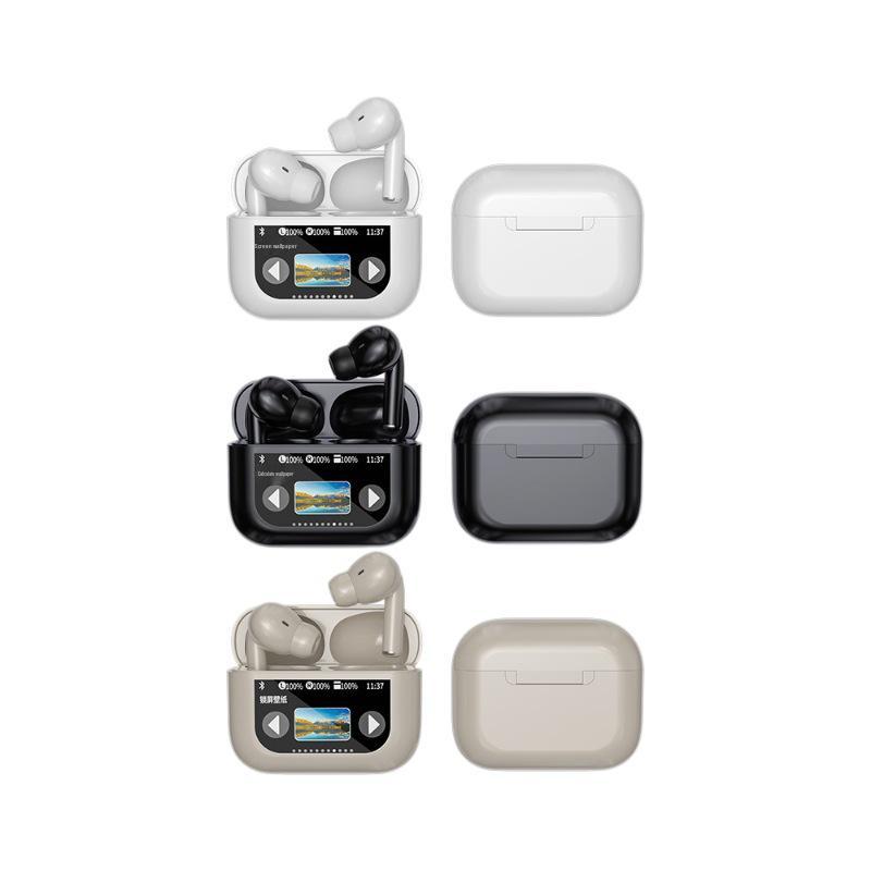 2025 Wireless Earphones 5.4: Ultra-long Battery, ANC Noise Cancelling, Color Screen, Bluetooth