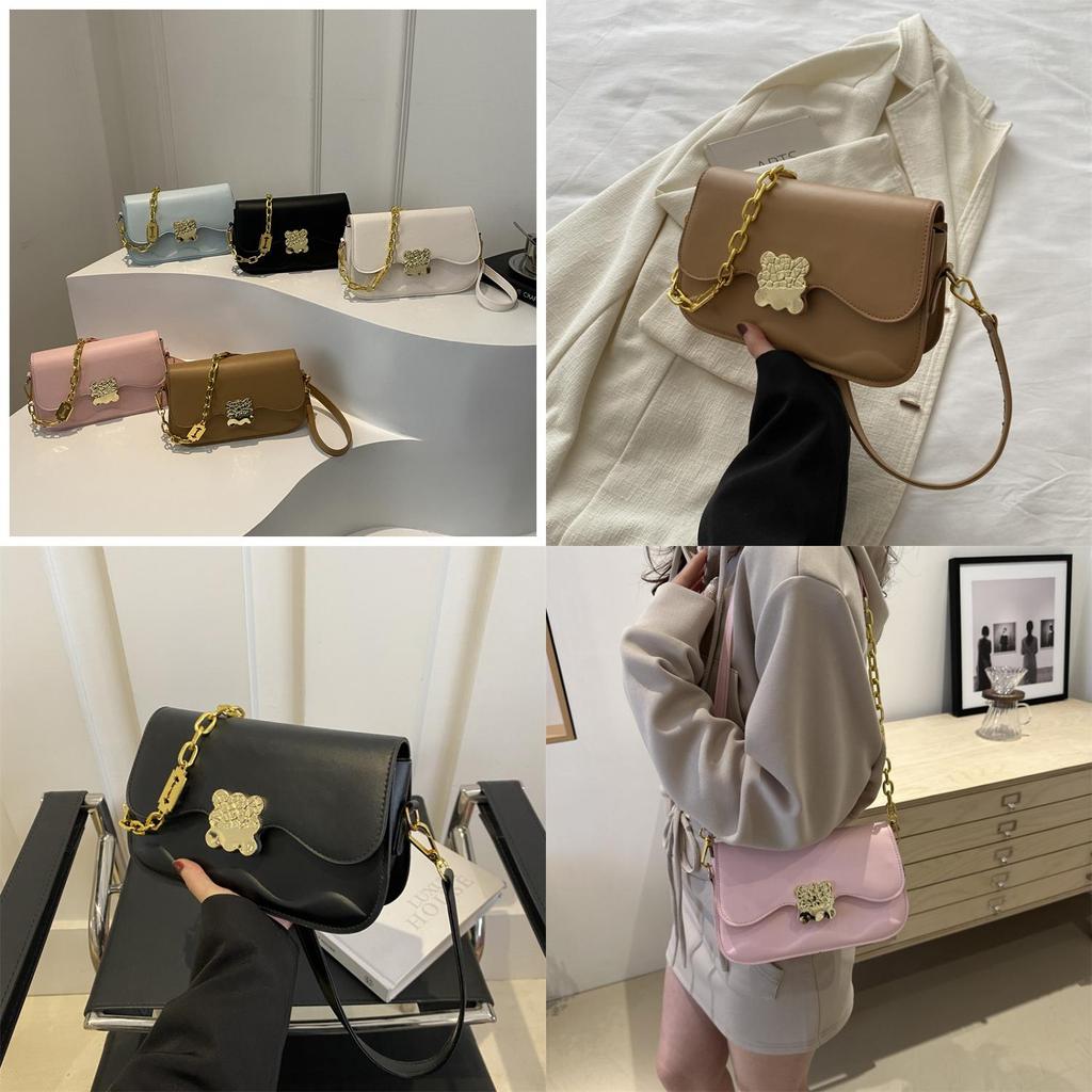Trendy Small Square Bag For 2024 Spring Fashion Street Style Single Shoulder Underarm Bag