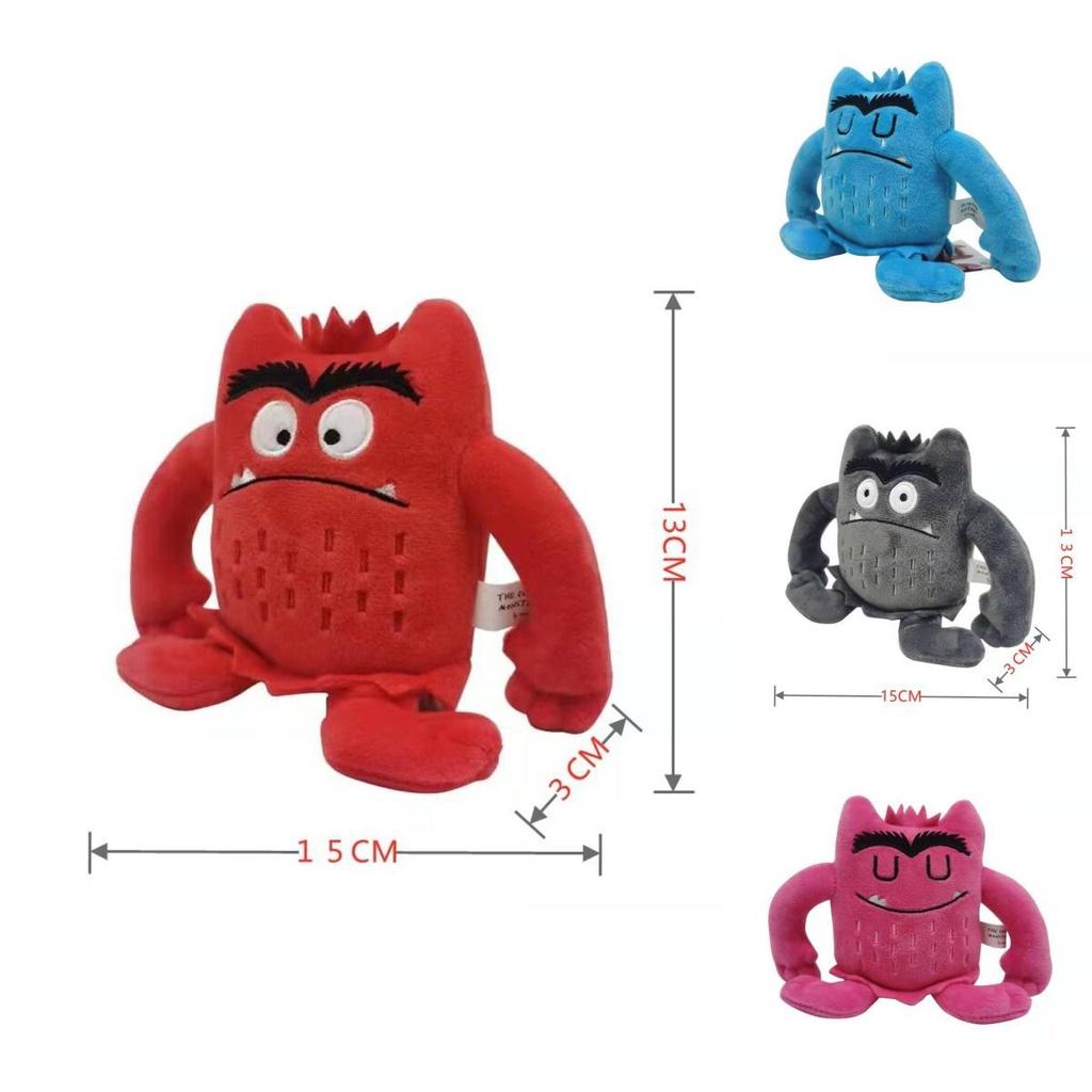 Boneca de Pelúcia Monstro de Cor Macia e Fofa para Crianças