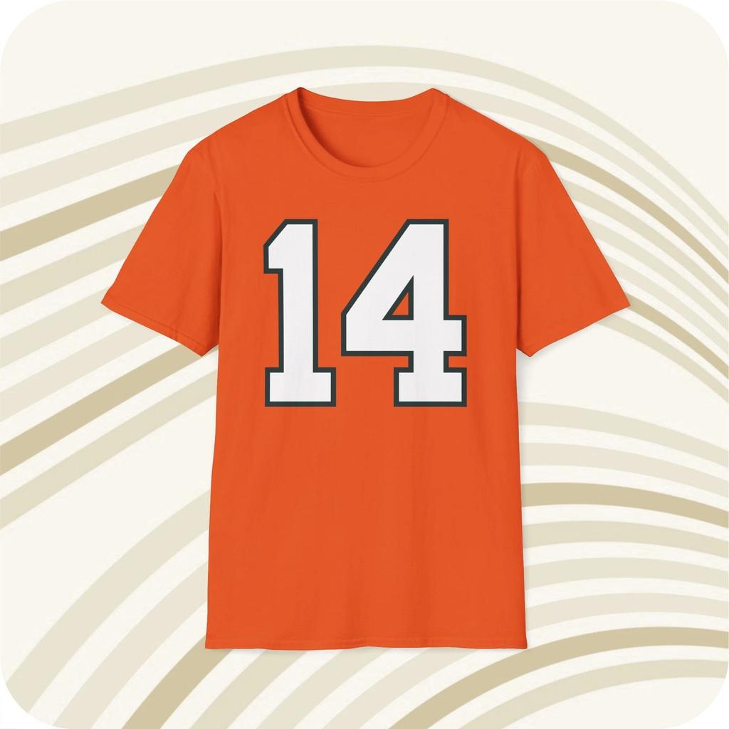 Vinny Testaverde Miami Hurricanes #14 NCAA Jersey T Shirt - Front & Back Print