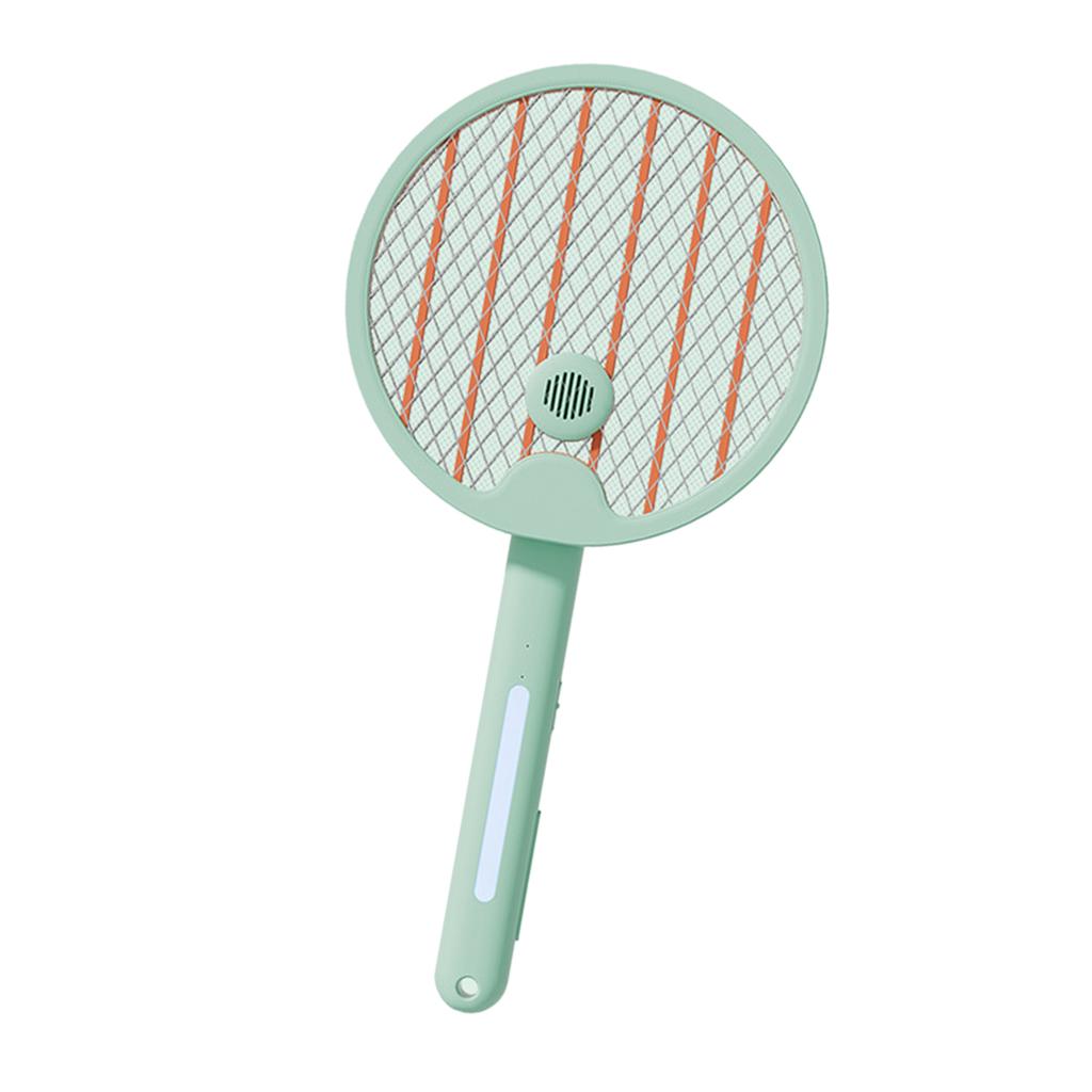 Elektrisk flugsmälla racket 4 i 1 automatisk bärbar handhållen elektrisk flugracket sovrum bakgård