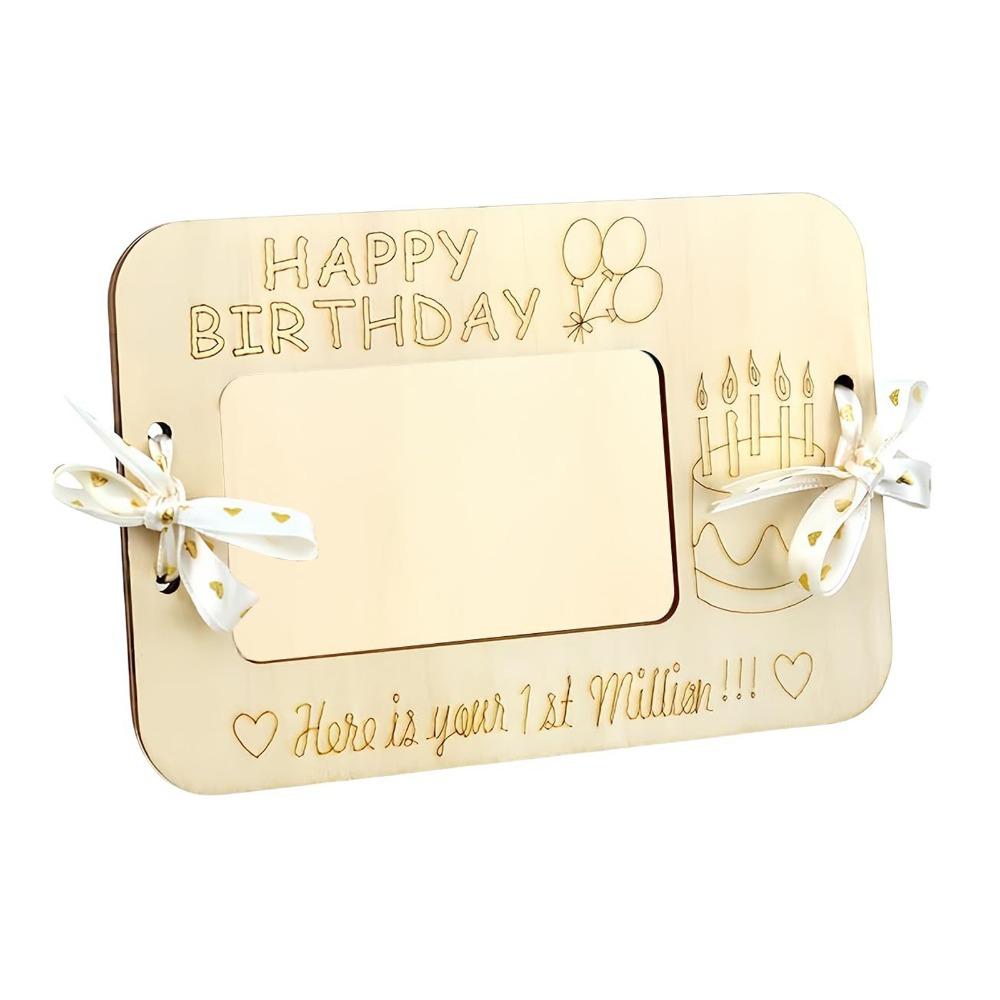 

Свадебные подарки Подарок на день рождения Украшение Кошелек для наличных Подарочная коробка Креативный деревянный кошелек Домашнее украшение Style B