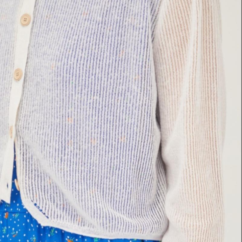 Benetton Linen Short Knit Cardigan Bakcb1531