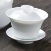 Chinese Traditions Gai Wan Tea Set Bone  Tea Gaiwan Tea Porcelain Pot Set ,  de soupière,  tasse à thé Kung Fu, service à thé