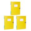 3 Pcs Polypropylene File Folder A4 Letter Size Document Holder Plastic Paper File Folder for School Office Business Home