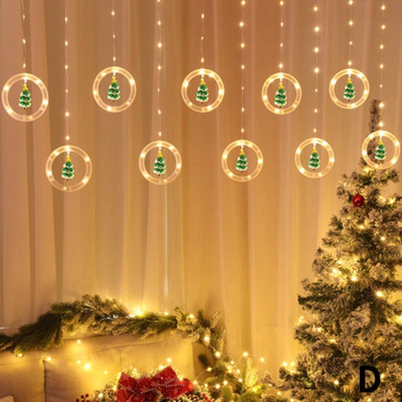 Christmas Decoration Lanterns Christmas Pine Needles Accessories Ring Lights Usb Christmas Lights String Dolls Ball Lights