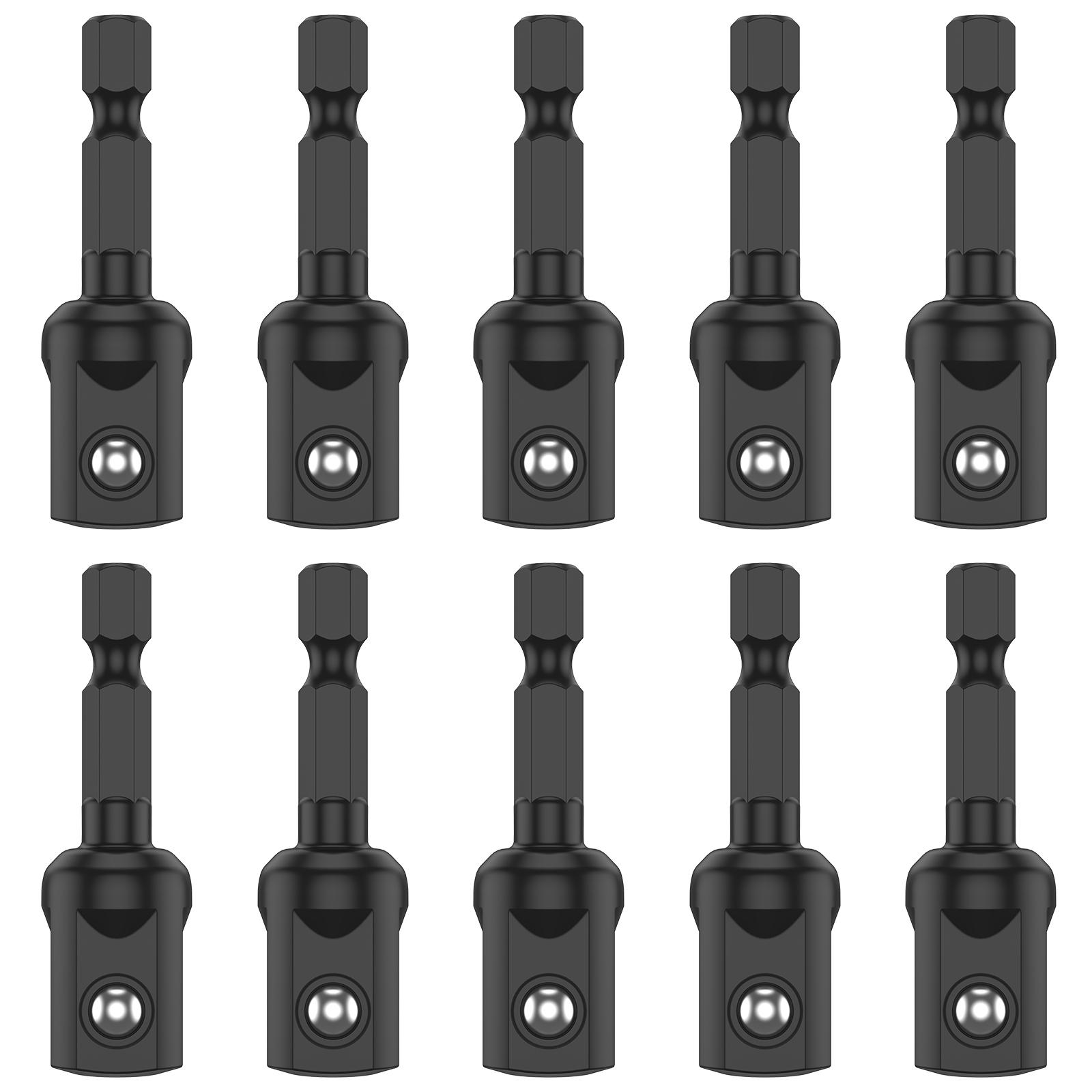 

10/20 шт. 1/2-дюймовый ударный адаптер для торцевого ключа, сверла с шестигранным хвостовиком, удлинитель для ударного ключа, ручка отвертки, инструмент