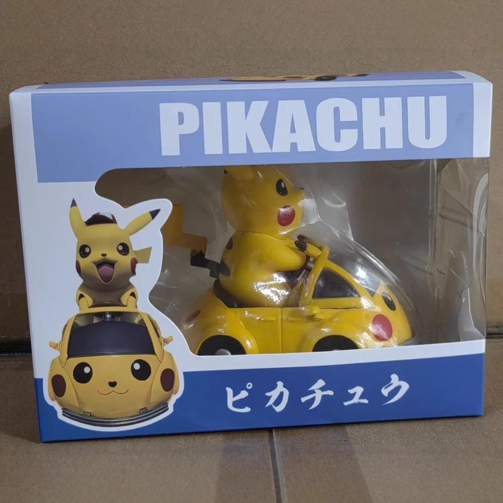 Pokemon Pikachu Riding Cars Action Figure Toys 13CM no box