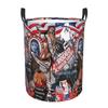 Beyonce Cowboy Carter Tour Dirty Laundry Baskets Foldable Large Waterproof Clothes Sundries Basket For Home Kids