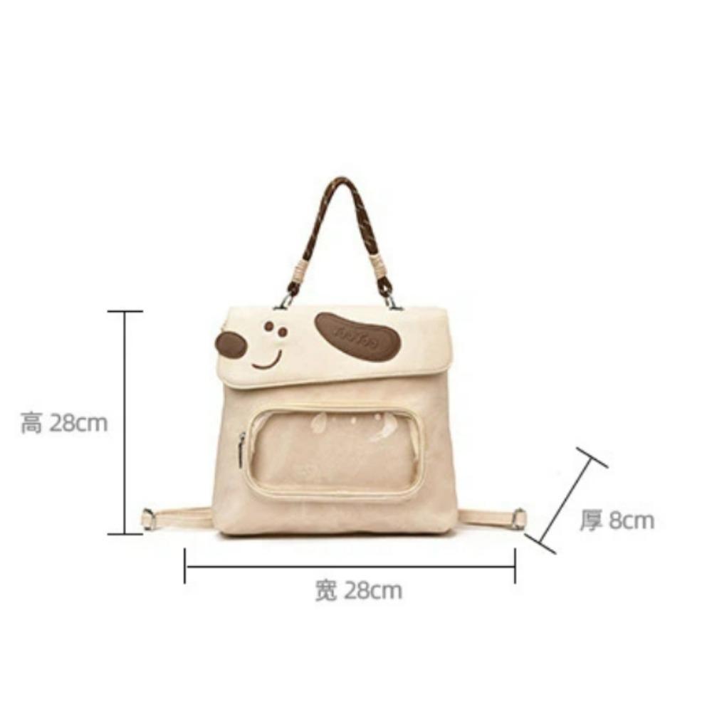 New Cute Cartoon Backpack For Women Korean Style Frosted Large Capacity High Quality Commuter Handbag Sweet Ulzzang Y2K Ita Bag