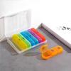 Organizador Semanal de Pílulas com 21 Compartimentos Organizador Fácil de Abrir Tampa Flip À Prova de Vazamento Seguro para Viagem Caixa de Pílulas para Suplementos de Saúde