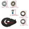 Kit di ingranaggi sterzanti di alta qualità: Albero 738-0919B e Ruota Dentata Settoriale 617-04094 Adatti Per Attrezzature da Giardino a Motore