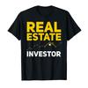 Lustiges Immobilieninvestor Design T-Shirt Für Männer Frauen 100% Baumwolle T-Shirts Kurzarm Tops 0225-2 - Herren Sommer Baumwolle G...