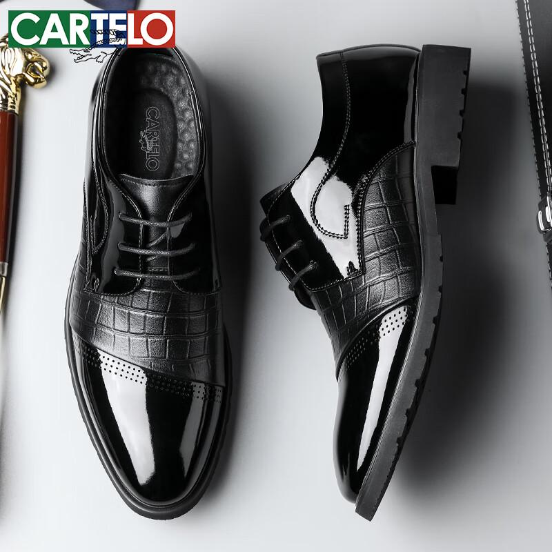 CARTELO Men's Formal Business Derby Shoes