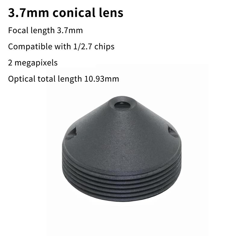 1 Pcs Hd 3.7Mm Cctv Lens Ir Interface 1/2.7"M12 Security Monitoring Video Doorbell For Bank Atms