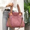 Large Capacity Canvas Tote Bag Durable Lightweight Crossbody Bag Casual Practical Commuter Bag