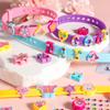 Bracelet Making Kit for Girls DIY Jewelry Craft Kits Letter Bracelet Toys Gifts for Party Supply and Travel Activities