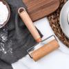 2pcs Easy To Clean Wood Dough Roller Ergonomic Handle Mini Pastry Roller  For Pizza Cake Bread