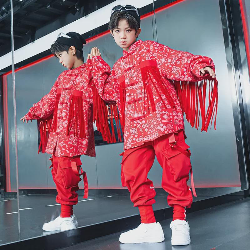 Trendy Kids' Street Dance Hip-Hop Sportswear Set - Cool, Loose-Fit for Boys and Girls