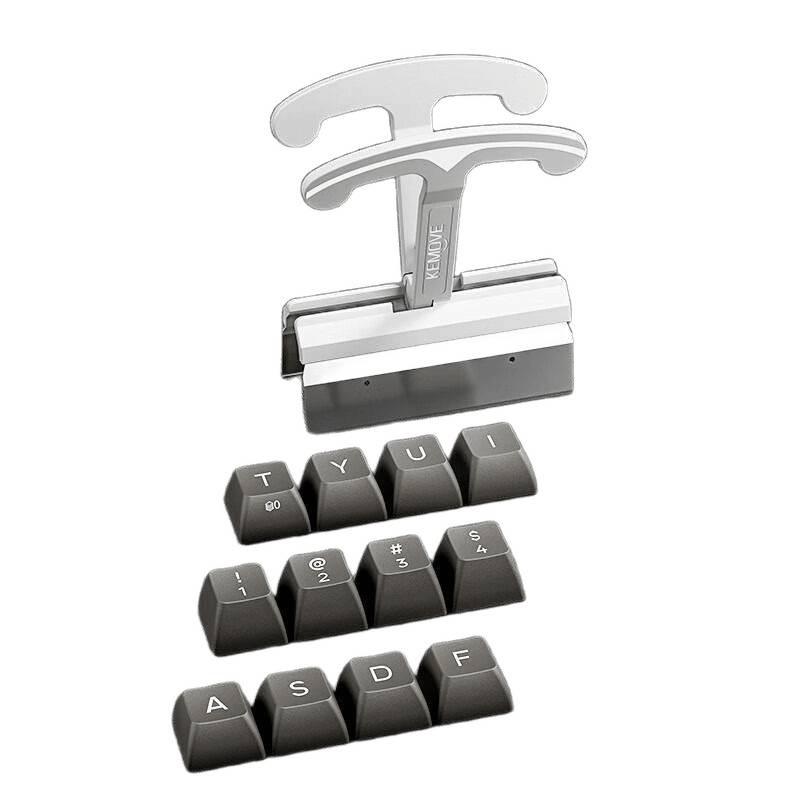 Four-Key Keycap and Switch Puller: Non-Damaging Removal and Cleaning Tool