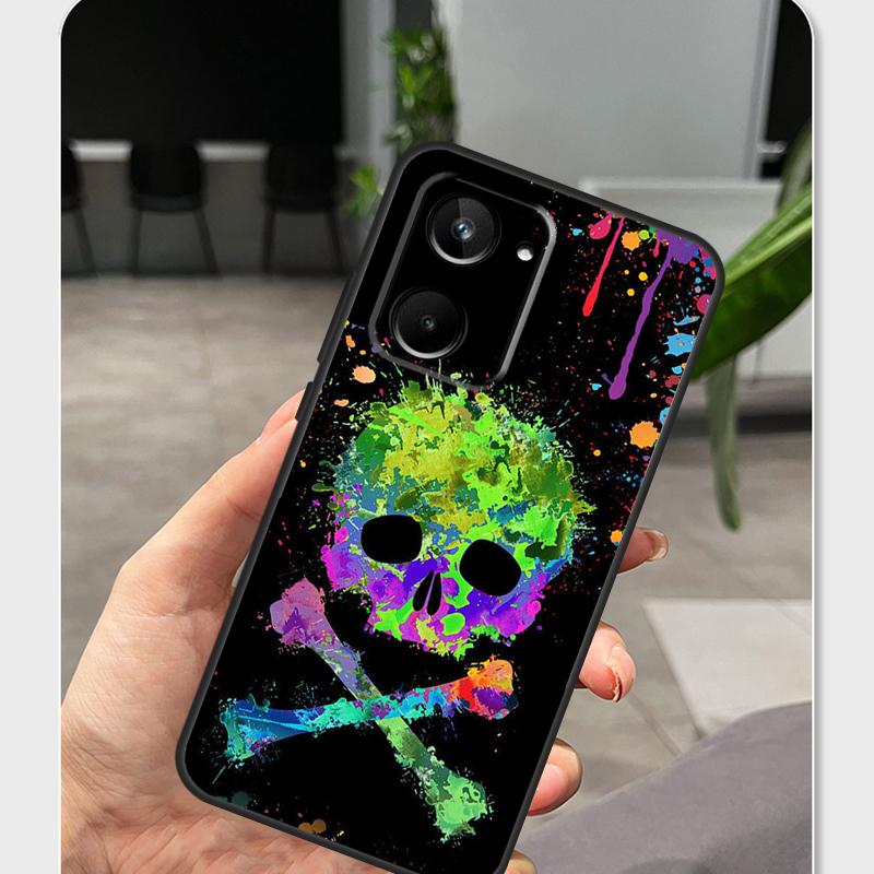 Cool Skull Gothic Case For Realme 15 13 12 10 11 14 Pro Plus GT6 GT7 C55 C51 C35 C33 C61 C65 C67 C53 C71 C75