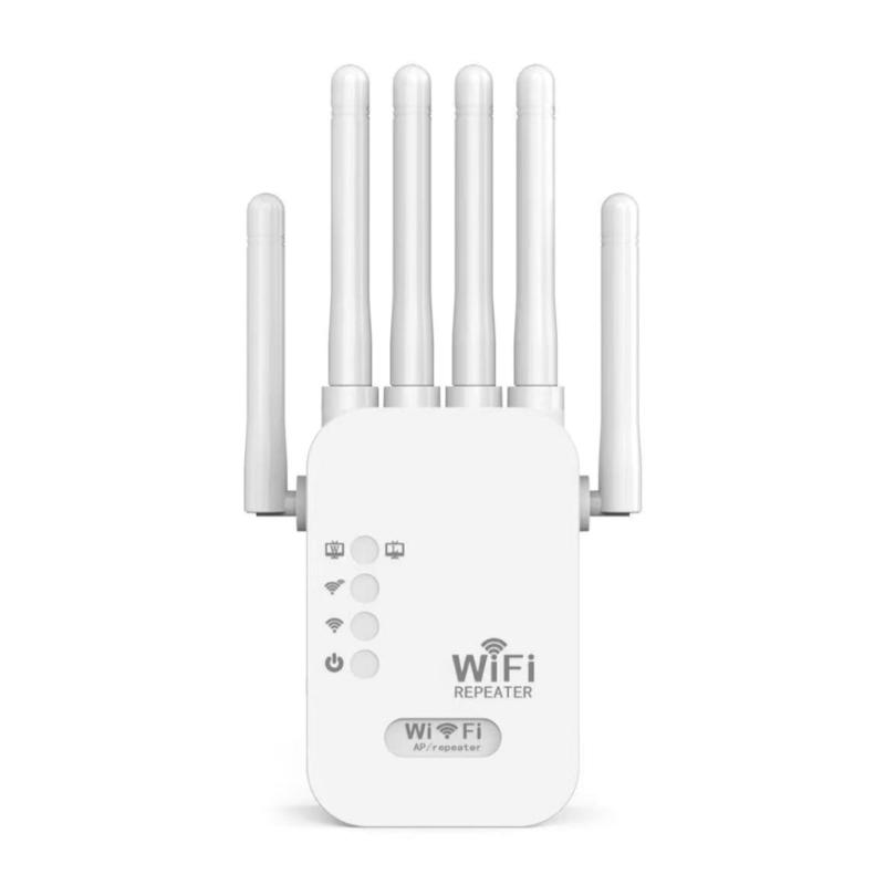WiFi Extender with 6 Antennas WiFi Repeaters Amplifer 2.4GHz Networks Amplifier WiFi Booster WiFi Signal Booster