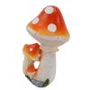 Resin Mushroom Decor 3 Mushrooms Design Exquisite Decorative Durable Versatile Outdoor Garden Decor